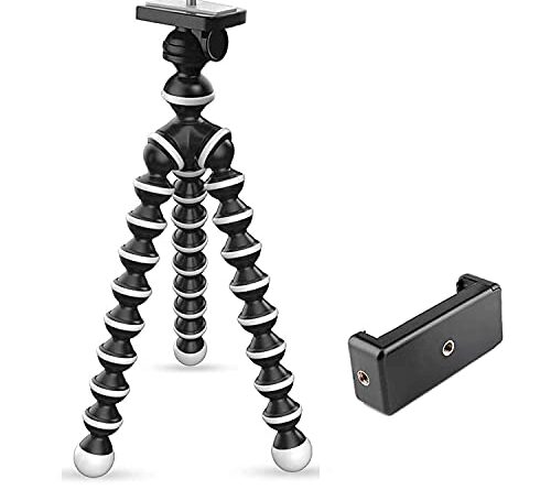 Tygot Gorilla Tripod/Mini (13 Inch) Tripod for Mobile Phone with Phone Mount | Flexible Gorilla Stand for DSLR & Action Cameras