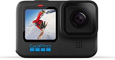 GoPro HERO10 Black - Waterproof Action Camera with Front LCD and Touch Rear Screens, 5.3K60 Ultra HD Video, Optical 1X and Digital 4X 23MP Photos, 1080p Live Streaming, Webcam, Stabilization, Black