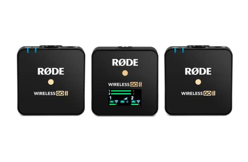 Rode Wireless Go II Dual Channel Wireless Microphone System, Black (Model Number: WIGOII)