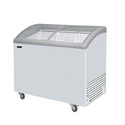 Blue Star GTOL110B Open Lid Glass Top Freezer (110L, White)