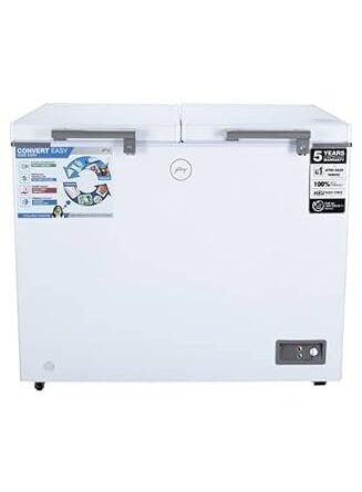 Godrej 300 Litres Double Door Deep Freezer (DH EPenta 325C 31 CMFH2M Rw, White)