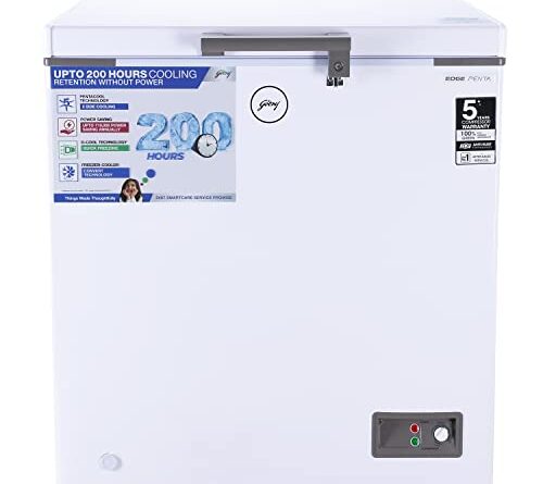 Godrej 200 L Single Door Convertible Deep Freezer (DH EPenta 225B 21 CMFP1M RW, White, Pentacool Technology)