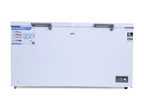 Godrej 505 L Double Door Convertible Deep Freezer (DH EPenta 525E 2HCN RW, White, 2023 Model)